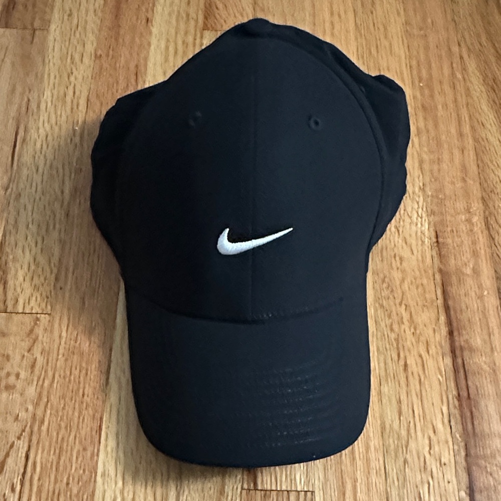 Nike Classic Black Cap with White Logo